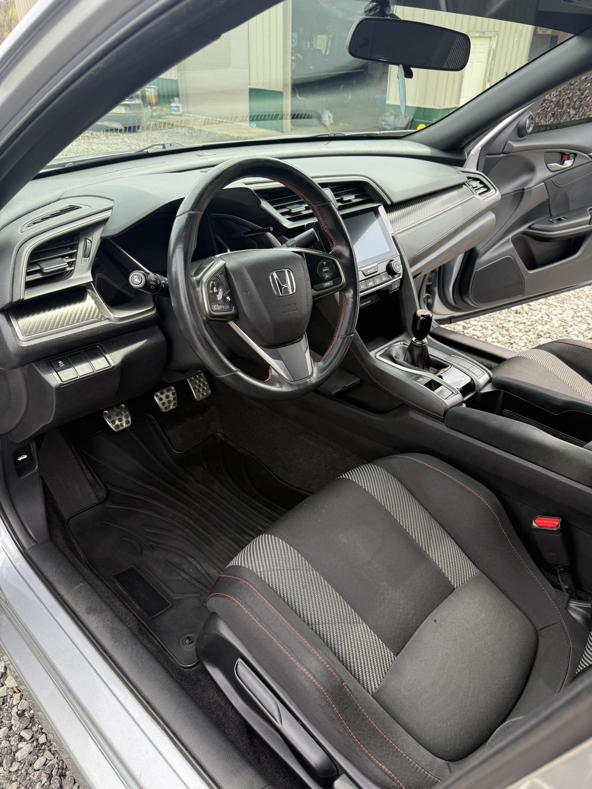 Civic interior after
