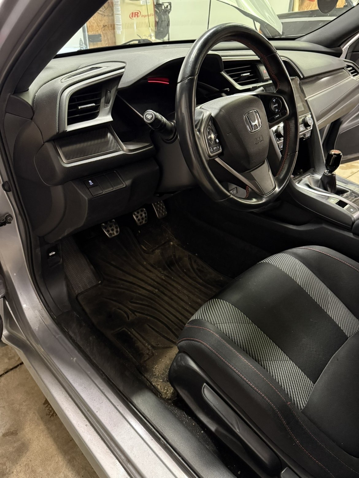 Civic interior before