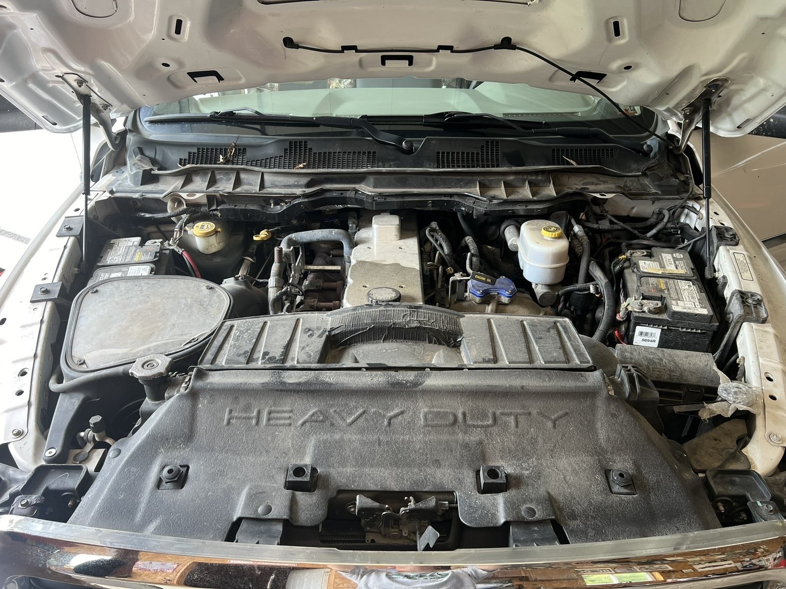 Ram engine bay before